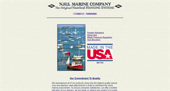 Desktop Screenshot of nhsmarine.com