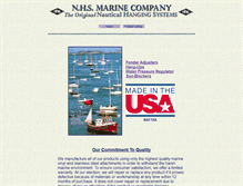 Tablet Screenshot of nhsmarine.com